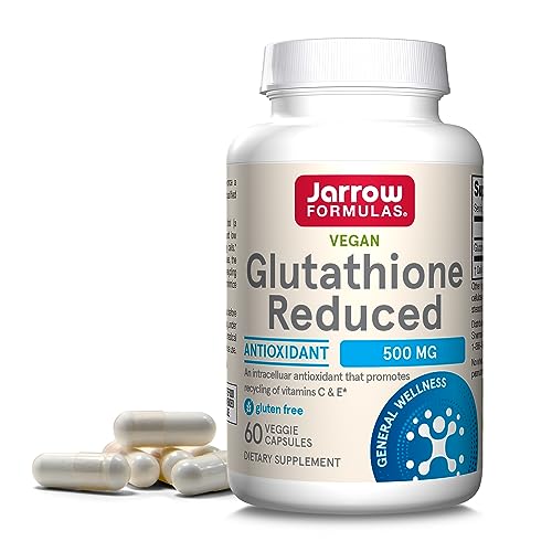 Jarrow Formulas Reduced Glutathione: 500mg (60 Veggie Caps)