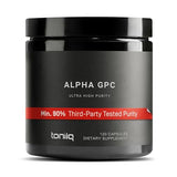 Toniiq Ultra High Purity Alpha GPC Capsules - 600mg | 99%+ Purified Nootropic | 120 Capsules for Cognitive Support