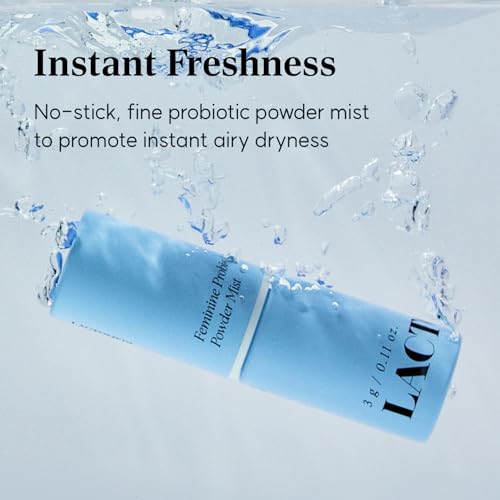 LACTOMEDI Feminine Probiotics Powder Mist – 100 Billion CFU for Yeast Infection & BV Care – Easy Spray – 3g