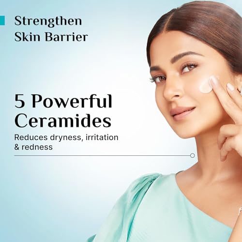 Pilgrim 5 Ceramides Hyaluronic Acid Face Moisturizer 100g - Korean CICA Barrier Repair | Lightweight Non-Sticky Skin Strengthening for All Skin Types