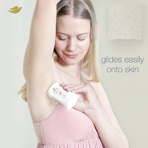 Dove 0% Aluminum Free Deodorant for Women - Rose Petals Scent - 24-Hour Odor Protection - 2.6 Ounce (Pack of 3)