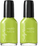 vernish أظافر Sally Hansen اللون الأزرق المائل إلى الأخضر، 0.45 أونصة