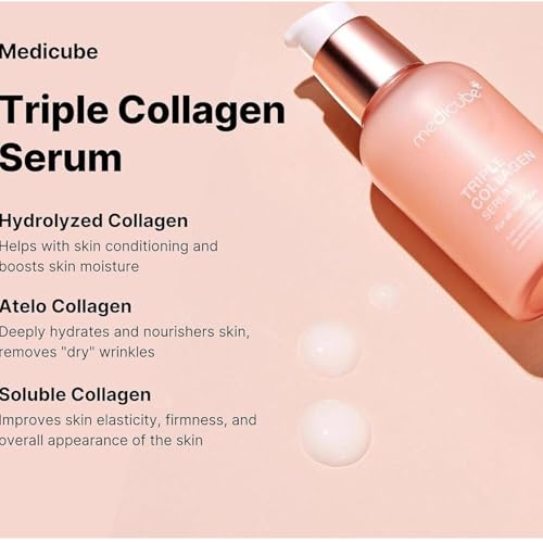Medicube Triple Collagen Serum 4.0 - Anti-Wrinkle Serum with Niacinamide & Hyaluronic Acid