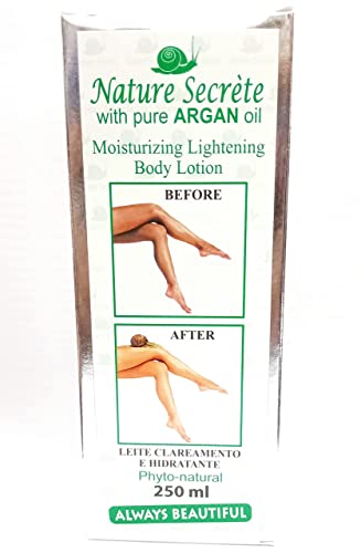 Argan Oil Body Lotion with Lightening Effect - 250ml Hydrating Emulsion