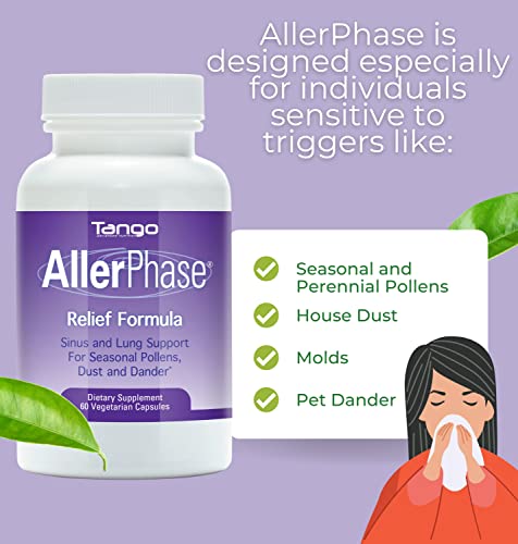 TANGO AllerPhase Natural Seasonal Allergy Support (60 Capsules)