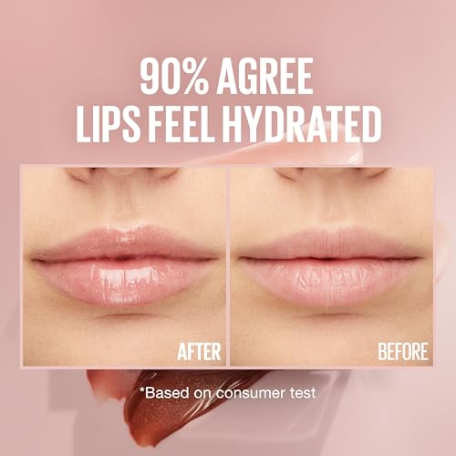 Maybelline Lifter Gloss - Hydrating Lip Gloss with Hyaluronic Acid - Opal, Pink Neutral - 0.18 oz