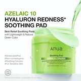Anua Azelaic 10 Hyaluron Redness Soothing Pad – 90 Pads for Spot Care & Korean Toner Pads