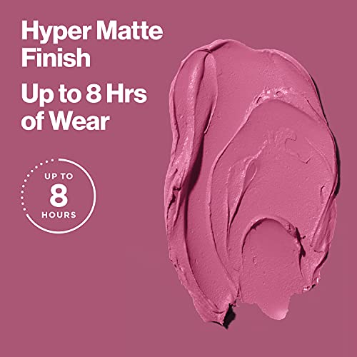 Revlon Ultra HD Lip Mousse Hyper Matte - Dusty Rose, Long-lasting Liquid Lipstick