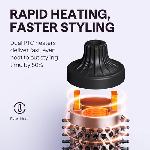 Wavytalk Blowout Boost 1.5" Thermal Brush (Dual Voltage, Ceramic Tourmaline, Ionic)