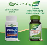 Nature's Way ADRENergize with Adrenal Cortex & Whole Adrenal, Energy Support*, 50 Capsules