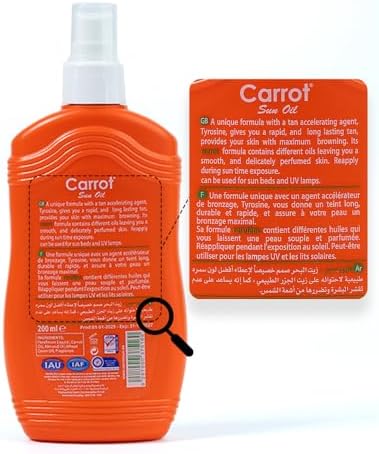 Carrot Sun Tanning Spray - Deep Bronze (200ml)