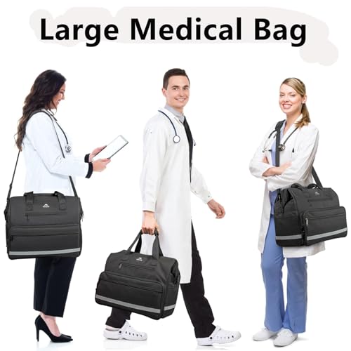 MATEIN Large Water-Resistant Medical First Aid Organizer Tote Bag