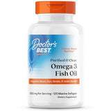 Doctor's Best Purified & Clear Omega 3 Fish Oil Capsules