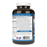 Carlson Labs Elite Omega-3 Gems Fish Oil 1250mg - 90 Softgels - High Potency - Heart & Brain Support