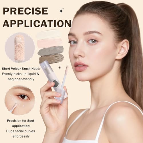 ALMEKAQUZ 2pcs Liquid Contour Stick and Highlighter Makeup Stick | Warm Toned Bronzer for Hydrating, Nourishing Glow