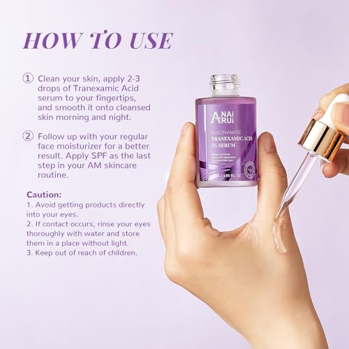 ANAI RUI 5% Tranexamic Acid Serum with Niacinamide, Kojic Acid, Arbutin