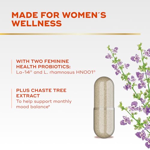 Align Probiotic Women's Dual Action - Multi-Strain Probiotic with Chaste Tree