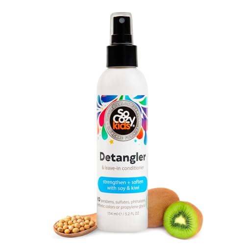 So Cozy Kids Detangler Leave-In Conditioner Spray - Softens & Strengthens Hair, 5.2 fl oz