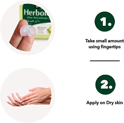 Dabur Herbolene Petroleum Jelly with Herbs - 115ml (Pack of 3)