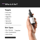 Minimalist 0.3% Retinol Serum - Anti-Aging Night Serum with Retinol & Q10 for Fine Lines & Wrinkles - 30ml