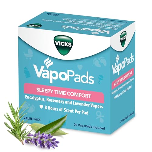 Vicks Soothing Sleepy Time Comfort VapoPads Value Pack (20 Count)