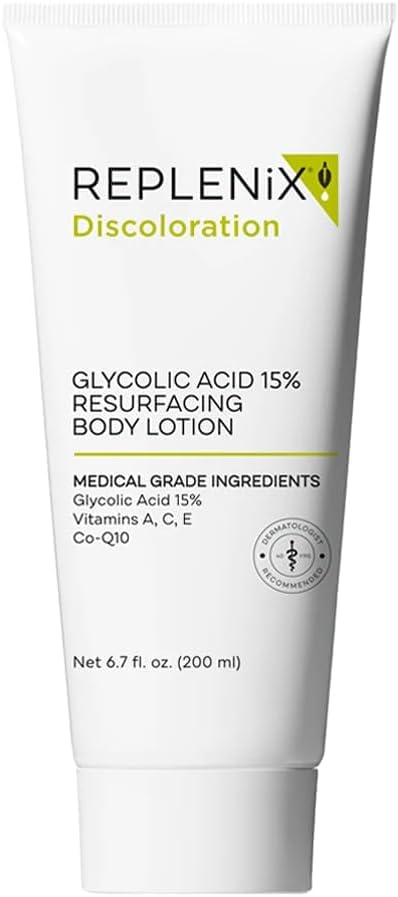 15% Glycolic Acid Rejuvenating Body Lotion - Skin Rejuvenation, Texture Smoothing, Moisturizing, Sensitive Skin, 200ml (New Shape)
