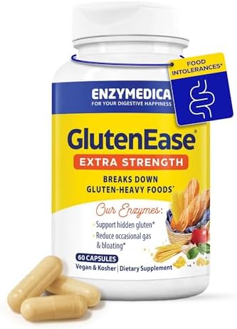 Enzymedica GlutenEase Extra Strength: Gluten Support (60 Capsules)