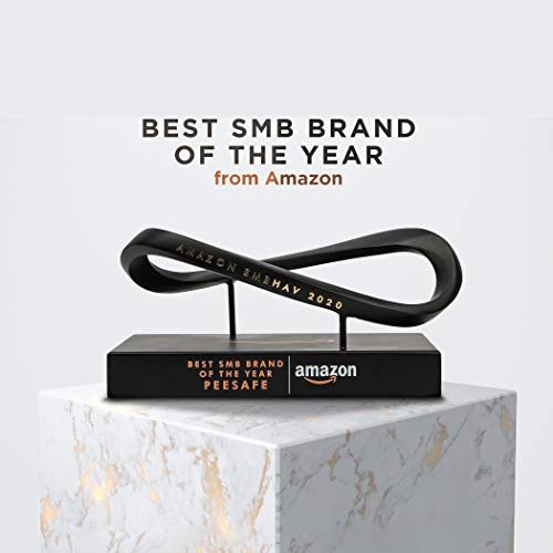 Pee Safe Natural Intimate Wash with Tea Tree Oil & Lactic Acid - Ayurvedic Formula for Itch Relief - 105ml Pack of 3