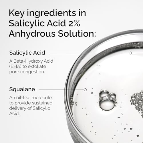 The Ordinary Salicylic Acid 2% Solution - 30ml | Exfoliating Treatment for Acne & Blemishes