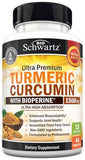 Turmeric Curcumin 1500mg with Black Pepper - 95% Curcuminoids - 45 Capsules
