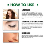 Jamaican Black Castor Oil 100% Pure Cold-Pressed Organic for Hair Growth, Eyelashes, Eyebrows & Scalp - Natural Hydrating Oil for Skin, Split Ends & Body Massage - Vegan, Cruelty-Free 60ml