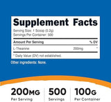 Nutricost L-Theanine 3.6 oz: Calm & Focus Support