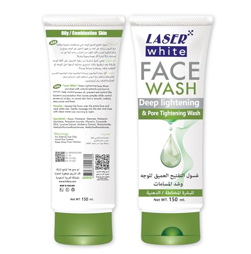 Laserwhite 150ml Face Wash for Combination and Oily Skin