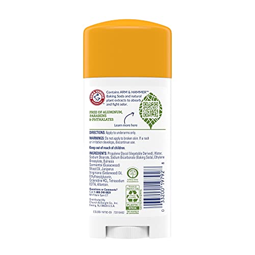 Arm & Hammer Deodorant Essentials Unscented - 2.5 oz (3 Pack)
