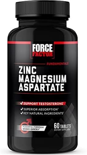 Force Factor Zinc Magnesium Aspartate: Muscle Recovery, Sleep & Immune Support