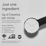 Sports Research Creatine Monohydrate - 500g Unflavored Micronized Powder for Muscle Strength & Recovery