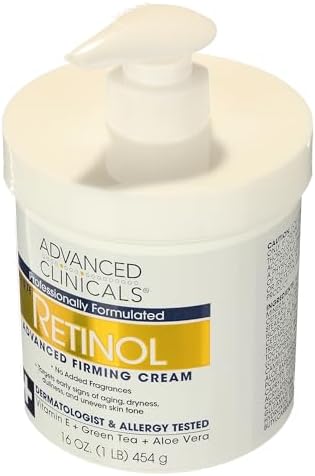 Advanced Clinicals Retinol Firming Body Cream - 454g