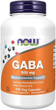 NOW Foods, GABA with Vitamin B-6, 500 mg, 200 Veg Capsules