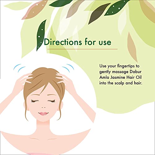 Dabur Amla Jasmine Hair Oil 100ml - Natural Care for Long, Strong Dark Hair