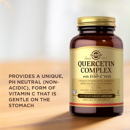 Solgar Quercetin Complex with Ester-C Plus Vegetable Capsules - 50 Count