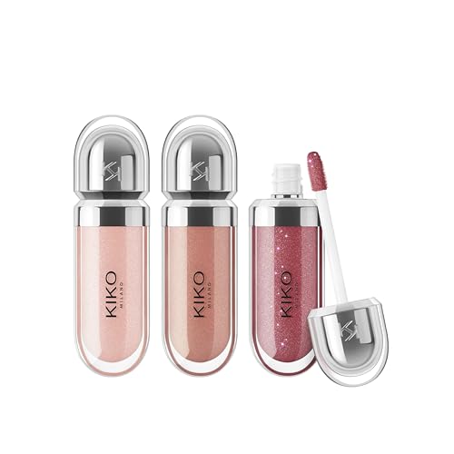 KIKO Milano Glossy Lip Set 03: 3D Volume & Hydration