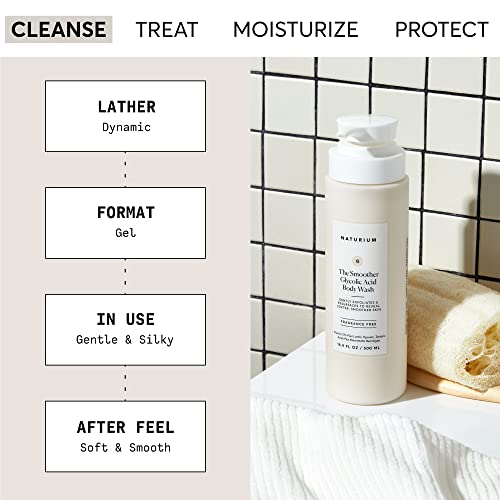 Naturium The Smoother Glycolic Acid Exfoliating Body Wash - 16.9 oz