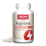 Jarrow Formulas Arginine 1000mg - 100 Tablets - Supports Circulation & Cardiovascular Health