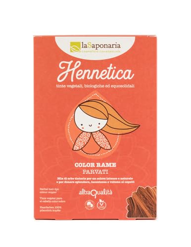 La Saponaria 100% Vegan Organic Copper Plant Hair Colour - 'Parvati'