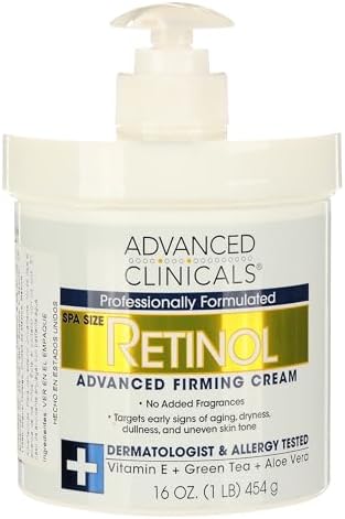 Advanced Clinicals Retinol Firming Body Cream - 454g