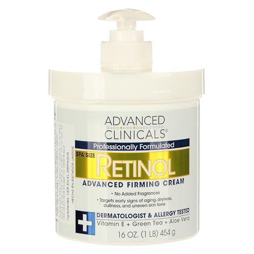 Advanced Clinicals Retinol Firming Body Cream - 454g