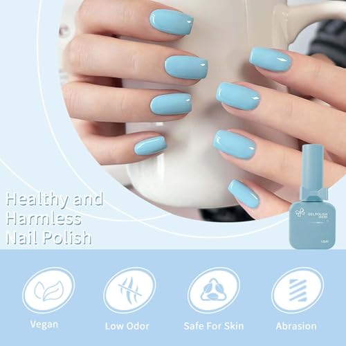 Modelones 9-Piece 15ml Gel Polish Set | 3D Enamel Colors for DIY Manicure