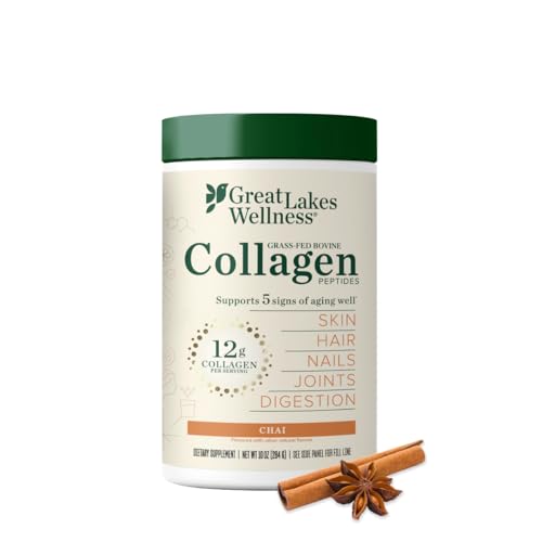 Great Lakes Wellness Chai Flavored Collagen - 283g