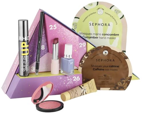 Sephora Favorites Limited Edition Moving Lights After Calendar - 7 Days of Makeup and Skincare Surprises with 8 Full Size Gifts