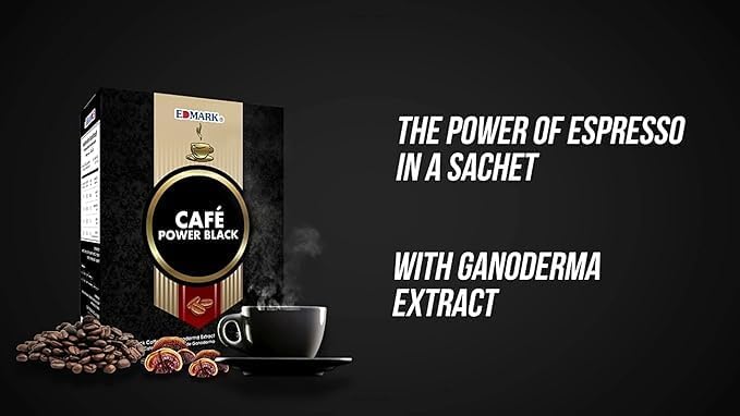 Edmark ED2E Cafe Power Black – Energy & Wellness Coffee